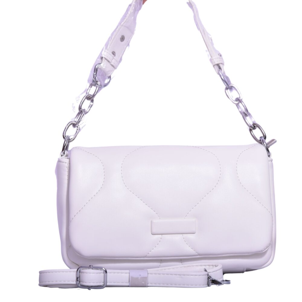 Whiteluxe Belt & Sling Bag