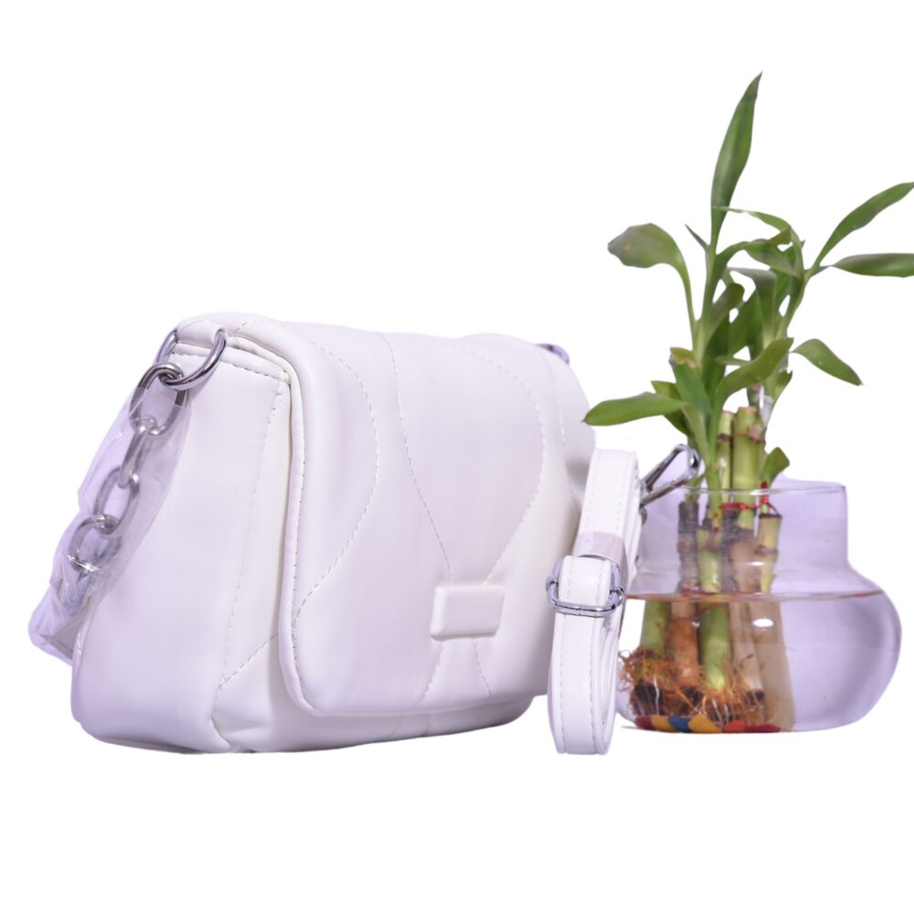 Whiteluxe Belt & Sling Bag