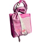 Blush Aura – Pink Embossed Sling & Handbag