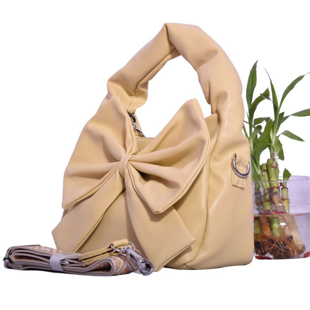 Almond Grace Classic Shoulder Bag
