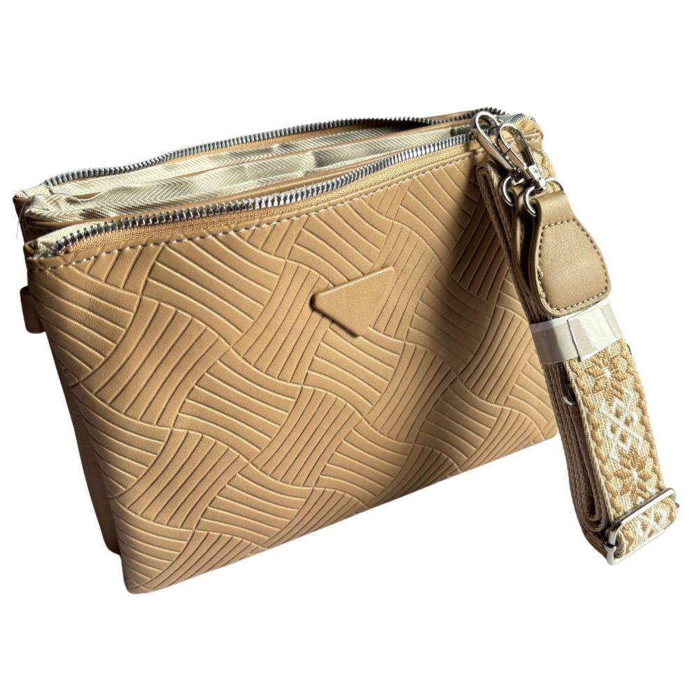CaramelEase Crossbody Bag
