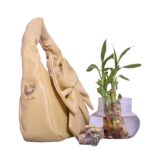 Almond Grace Classic Shoulder Bag