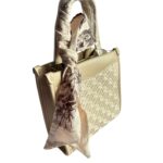Ivory Bloom – Cream Embossed Sling & Handbag