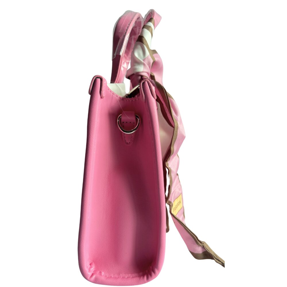 Blush Aura – Pink Embossed Sling & Handbag