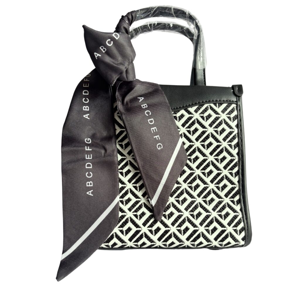 Eclipse Curve – Black Sling & Handbag