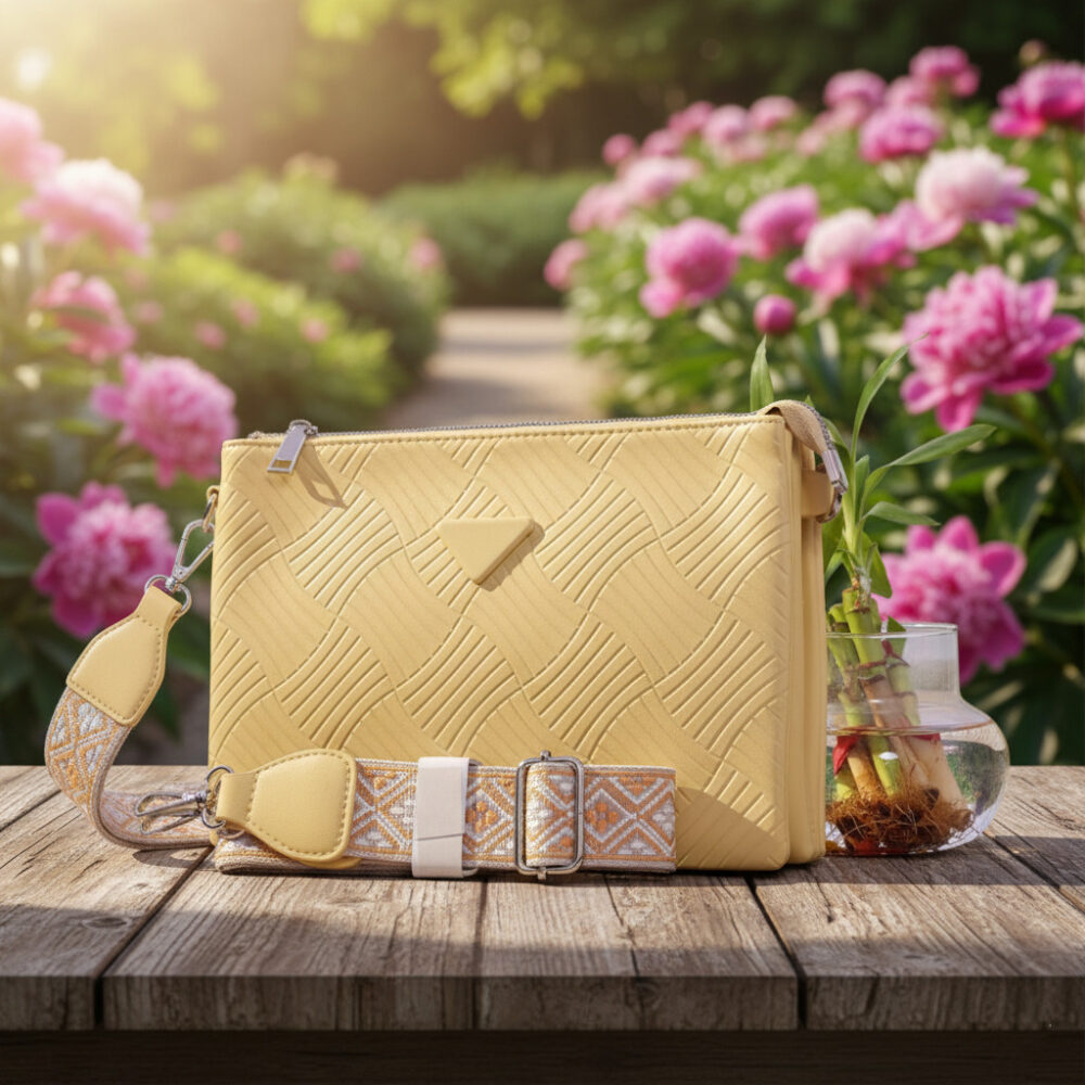 Luna Cream Crossbody Bag