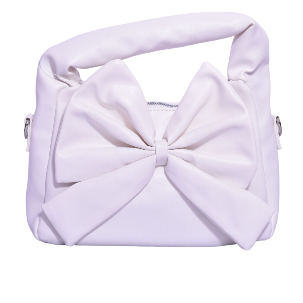 Pearl Essence White Bow Bag