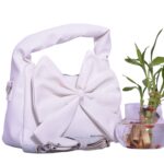 Pearl Essence White Bow Bag