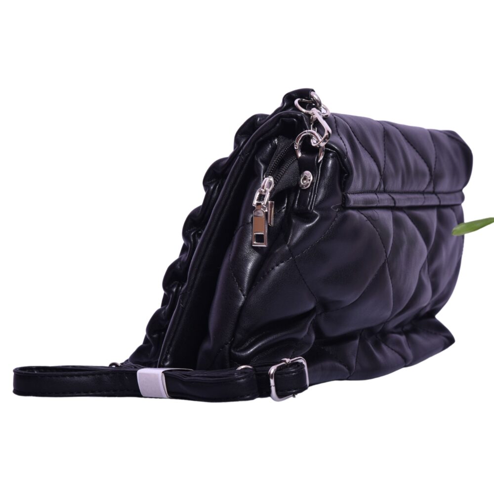 Midnight Luxe Quilted Shoulder Bag