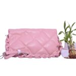 Blush Charm Pink Quilted Shoulder Bag