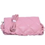 Blush Charm Pink Quilted Shoulder Bag