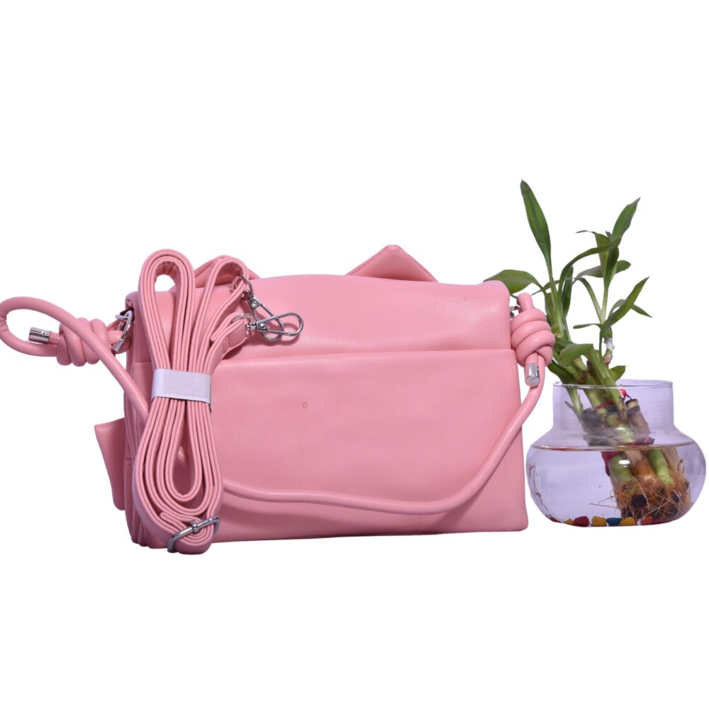 PeachAura Bow Sling Bag