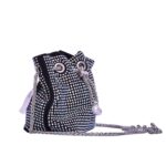 CrystalTwinkle Rhinestone Bucket Bag