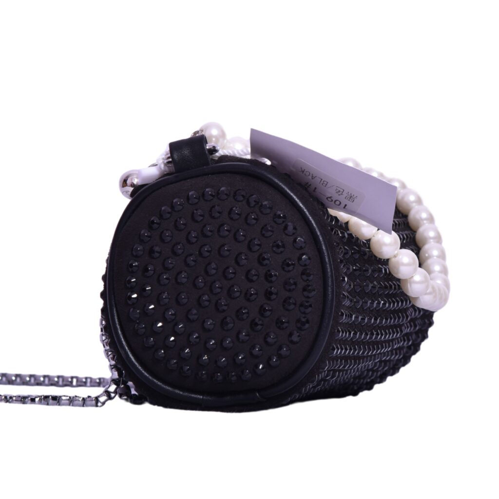 NoirGleam 3-Way Black Stone Bag