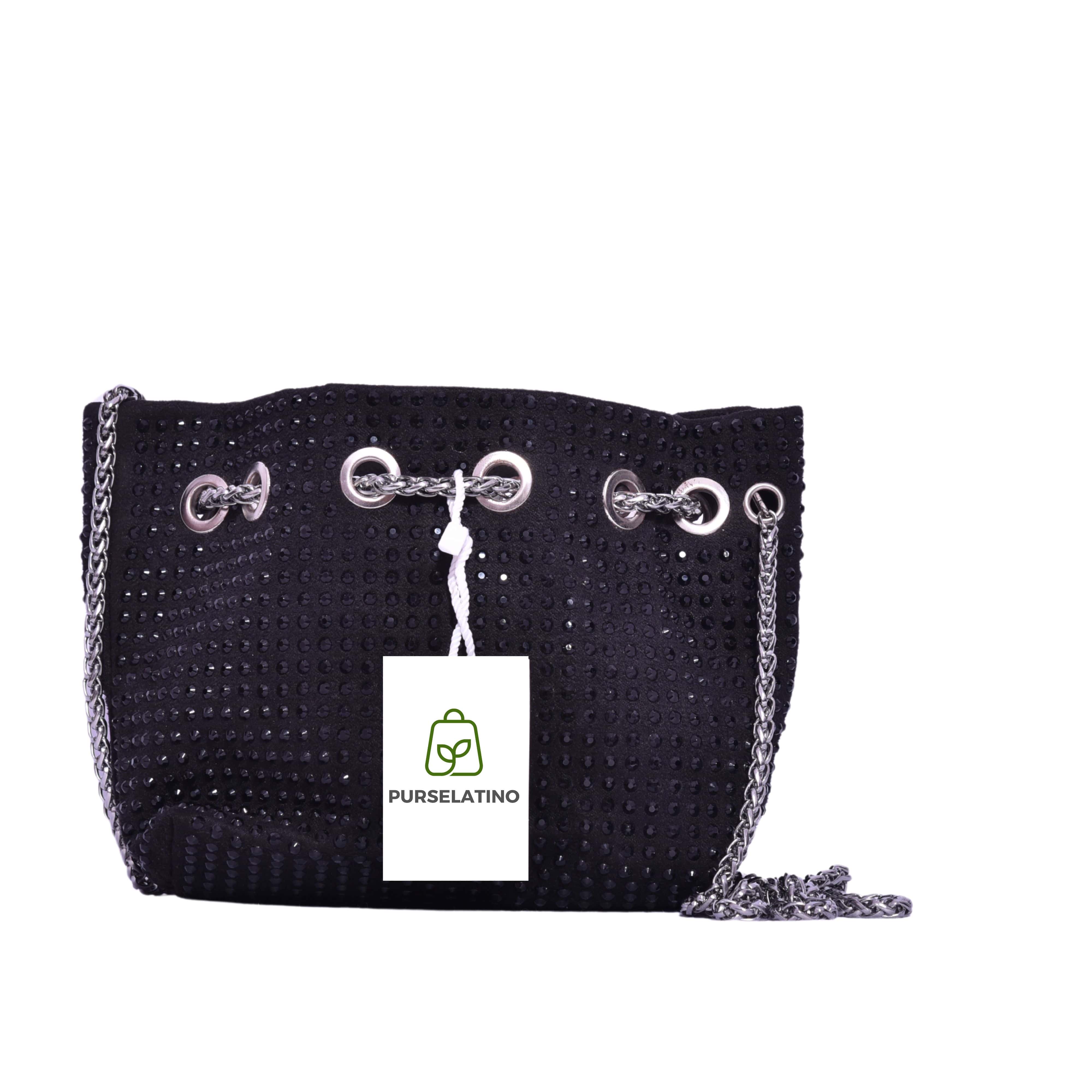 Starglitz Black Bucket Bag