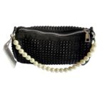 NoirGleam 3-Way Black Stone Bag