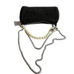 NoirGleam 3-Way Black Stone Bag